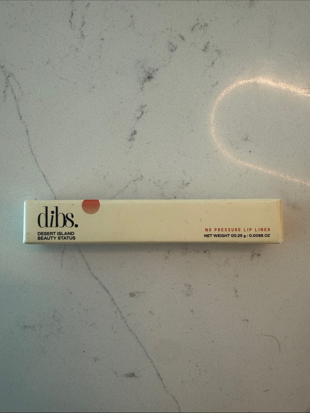 DIBS Beauty No Pressure Lip Liner (0.25 g / 0.0088 oz size) in shade Dark NIB